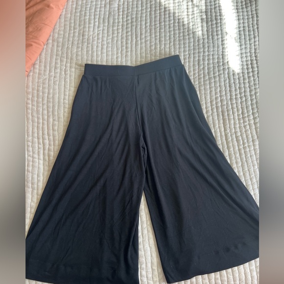 Free People “Good Feels” Black Wide-Leg Culottes - Picture 3 of 5